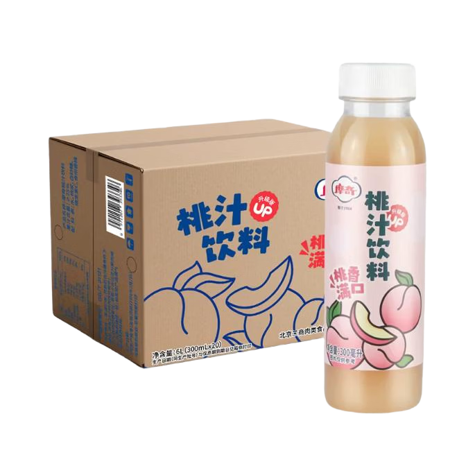 摩奇桃汁果汁饮料300ml×20瓶整箱 22.9元 - 86线报 摩奇桃汁果汁饮料300ml×20瓶整箱 22.9元 - 86线报