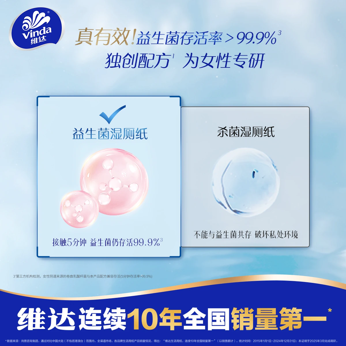 维达益生菌湿厕纸 2.01元 - 86线报