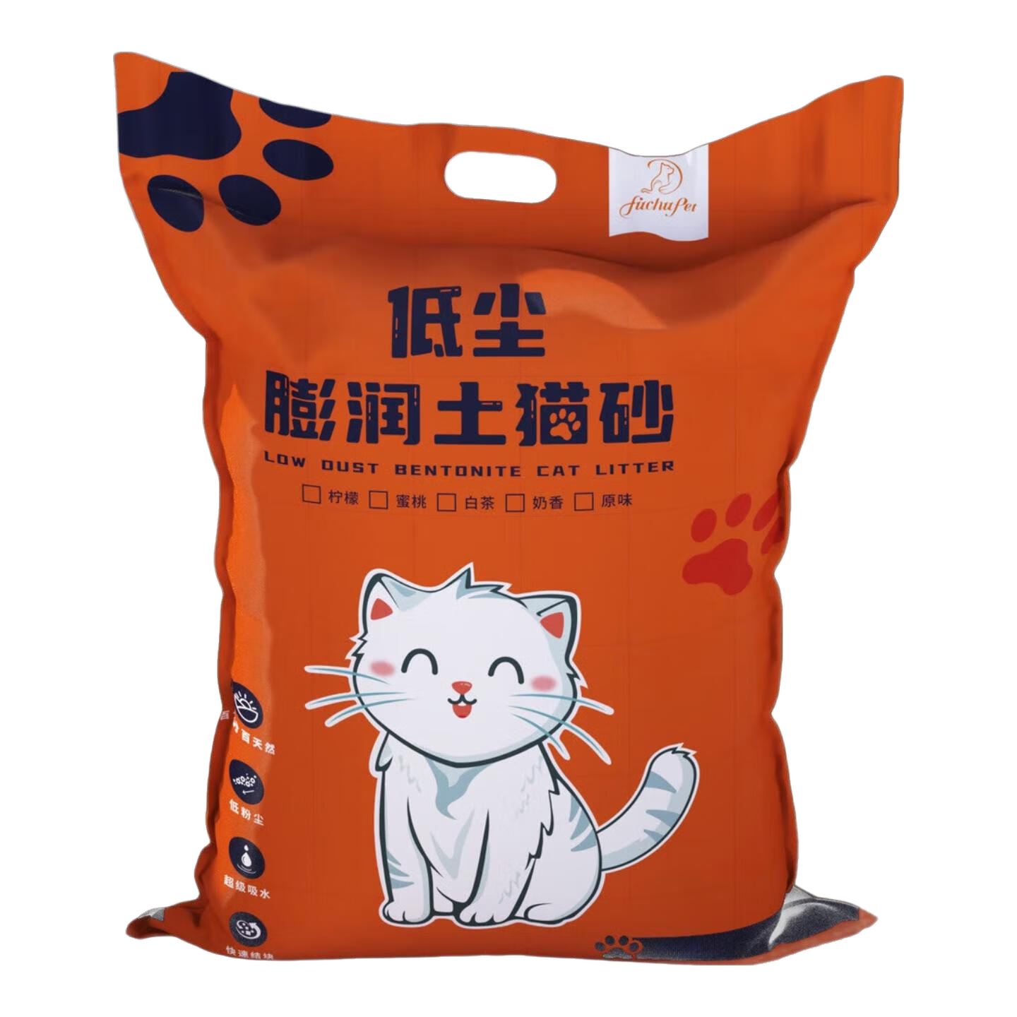夜喵人 10斤白桃味膨润土猫砂 5kg 除臭结团低尘 券后3.41元 - 86线报