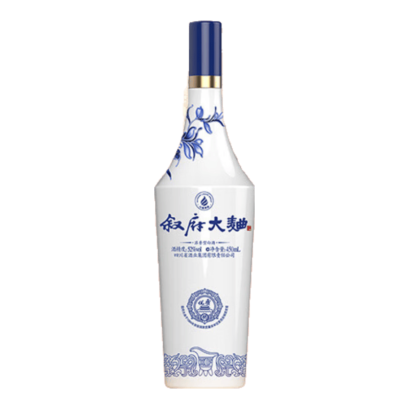 叙府青花大曲52°浓香型白酒450ml 44.19元 - 86线报