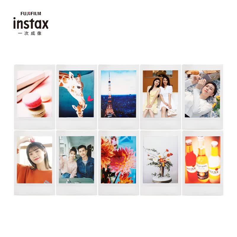 INSTAX 86*54mm instax mini相纸 白边 20张/包*1包 79元 - 86线报