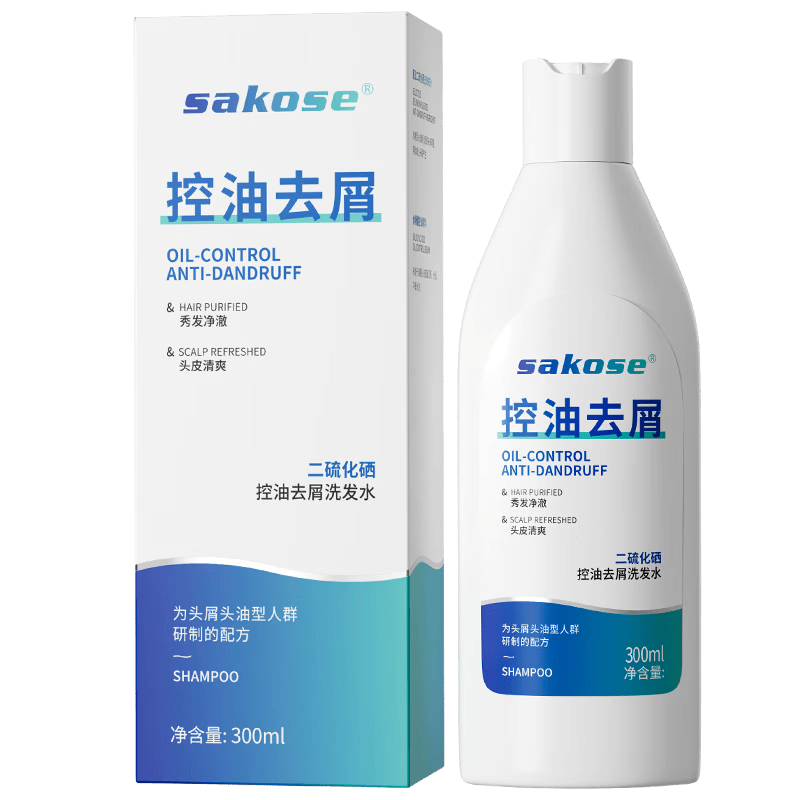 sakose二硫化硒氨基酸去屑控油洗发露300ml 9.06元 - 线报酷