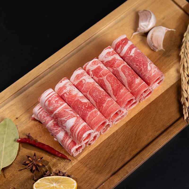 大庄园原切羊排肉片1斤羊肉卷 33.3元 - 86线报