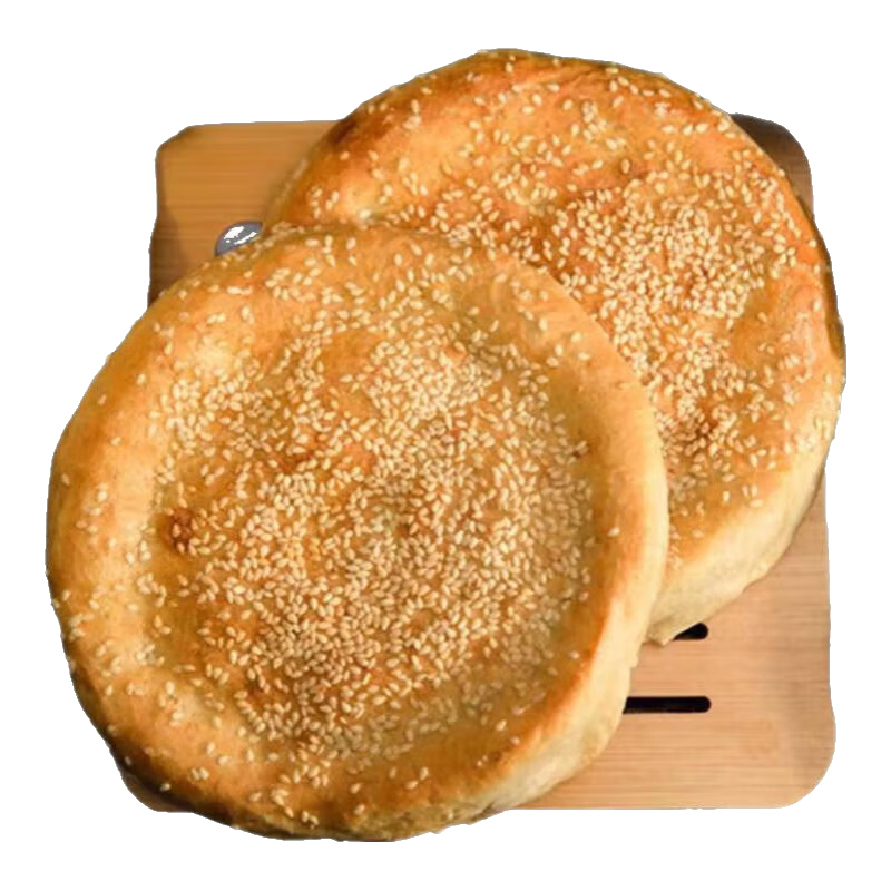豫上老乡河南烧饼开袋即食咸香味4个装100g/个 2.9元 - 美泡泡