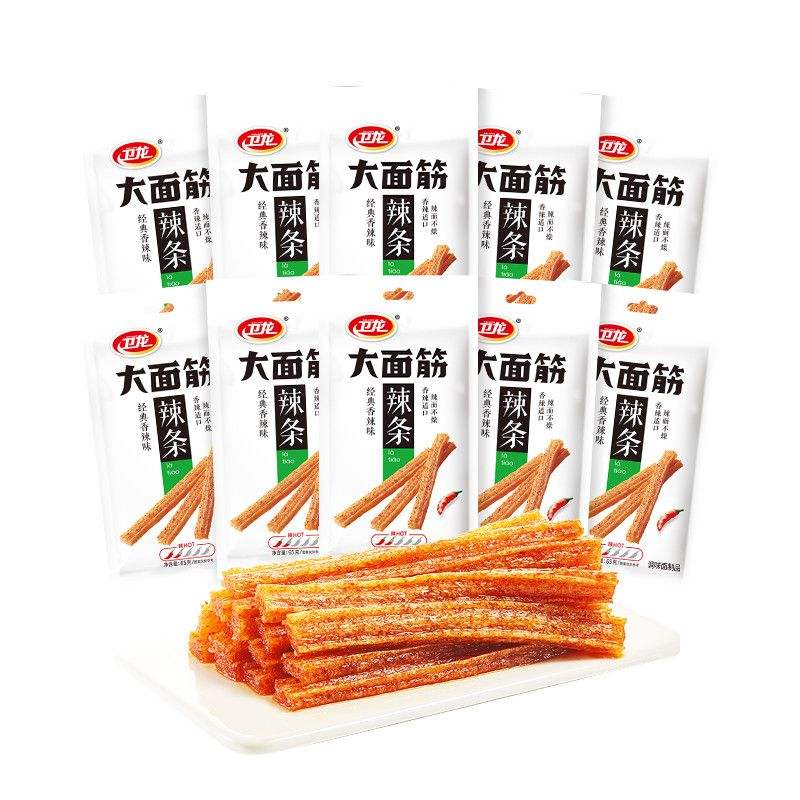 卫龙大面筋445g 8.94元 - 美泡泡