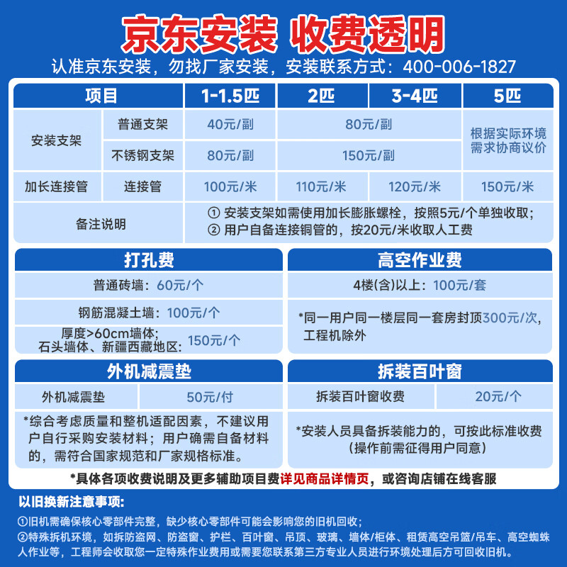 长虹 京小宅 KFR-26GW/JDC2+R1 新一级能效 壁挂式空调 大1匹 - 86线报