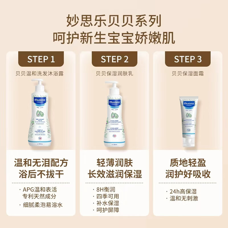 妙思乐保湿婴儿润肤乳300ml 拍3件 39.3元 - 线报酷