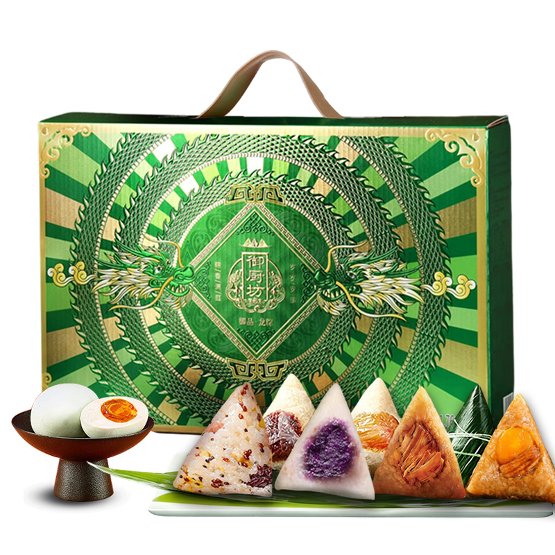 御厨坊御品龙粽1760g10粽+4鸭蛋黄端午粽子礼盒 47.25元 - 86线报 御厨坊御品龙粽1760g10粽+4鸭蛋黄端午粽子礼盒 47.25元 - 86线报