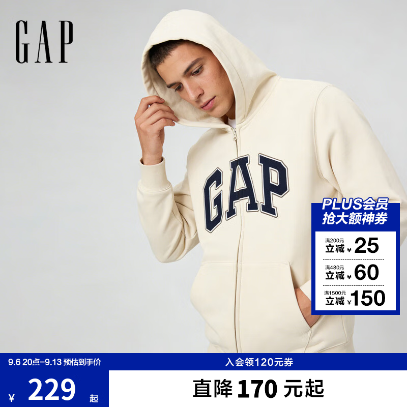 Gap男女爆款连帽抓绒卫衣 164元 - 86线报