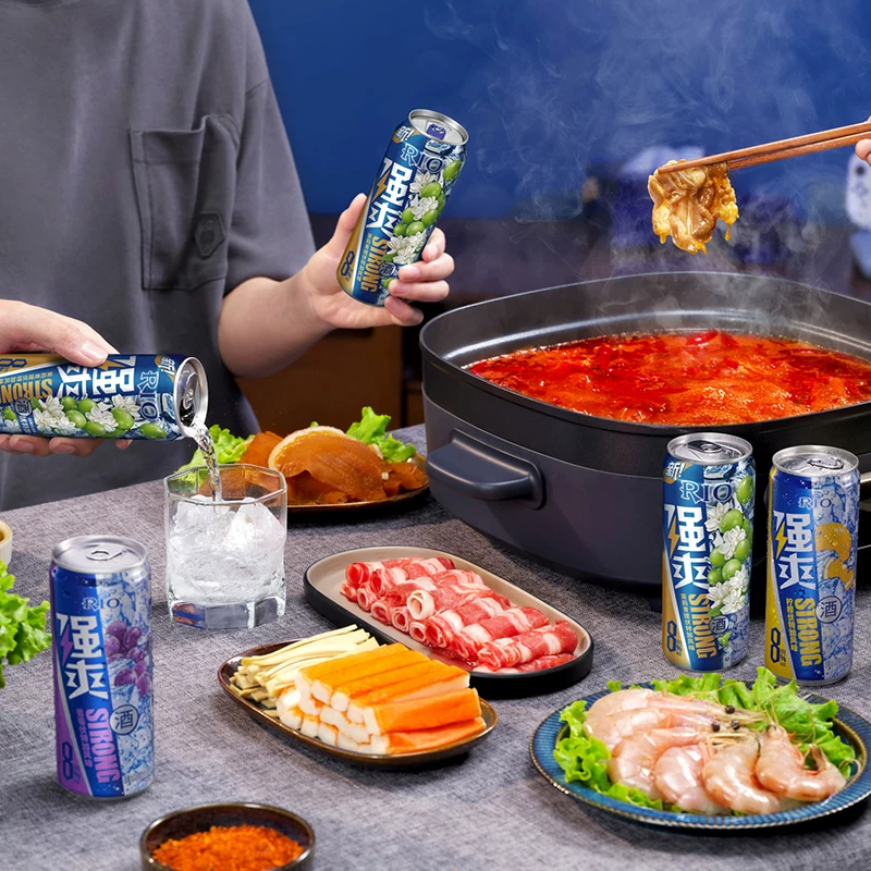 锐澳强爽伏特加鸡尾酒330ml*8罐 48.45元 - 86线报