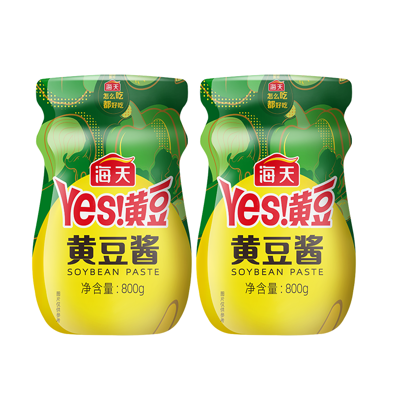海天黄豆酱非转基因800g×2瓶 16.85元 - 86线报 海天黄豆酱非转基因800g×2瓶 16.85元 - 86线报