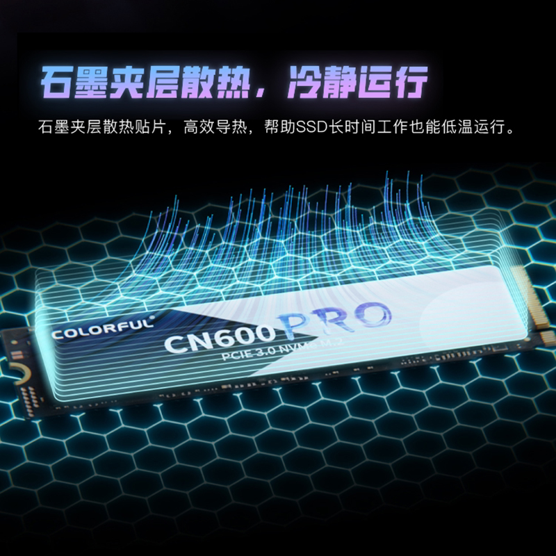 七彩虹CN600Pro系列M.2SSD台式机NVME协议电脑游戏高速固态硬盘 199元 - 清风线报
