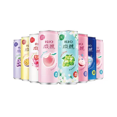 RIO锐澳微醺系列果酒7口味330ml×8混合 31.05元 - 线报酷