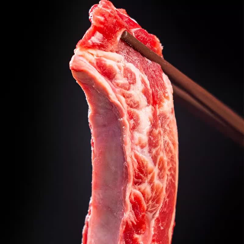 趣尝鲜原切牛肋条肉1kg去骨肋条肉2斤生鲜烧烤炖煮食材 74.9元 - 线报酷