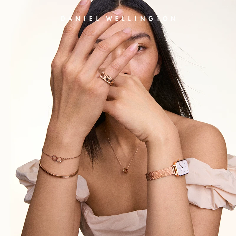 Daniel Wellington DW 玫瑰金经典手镯+双环手链 精致小心机 930元 - 线报酷