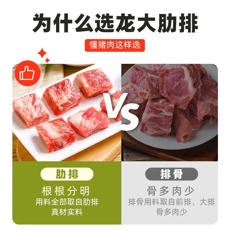 龙大黑猪肋排400g 13.16元 - 86线报