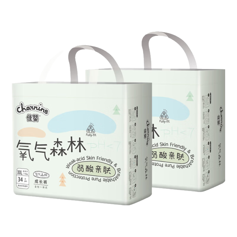 佳婴氧气森林全包臀拉拉裤XXL码68片 92.56元 - 86线报