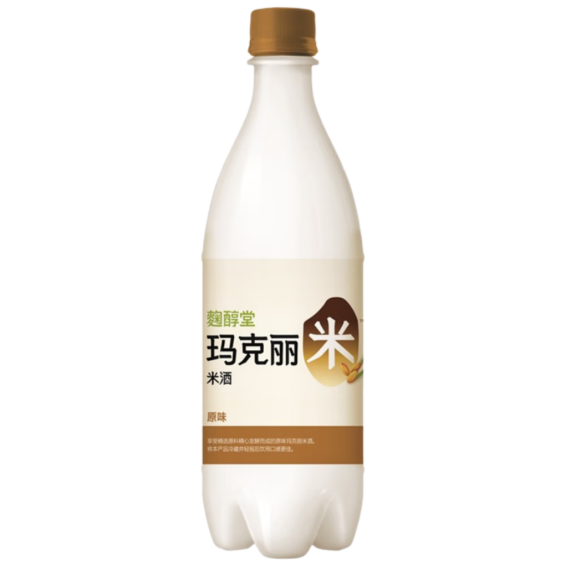 麴醇堂韩国玛克丽米酒气泡小甜酒原味750ml 7.89元 - 86线报