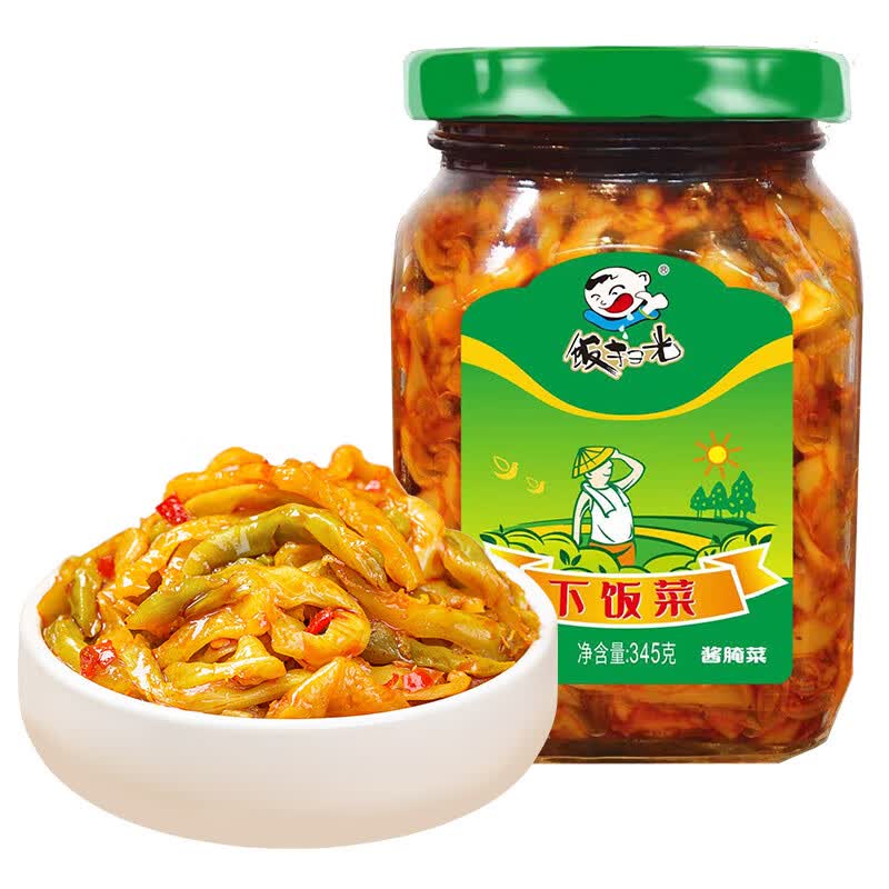 饭扫光榨菜下饭菜拌饭酱345g 拍5件 4.9元 - 86线报