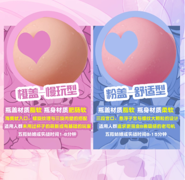 Yokubou牛奶瓶萌妹四代飞机杯340G橙色慢玩粉色舒适进阶可选 72.95元 - 86线报