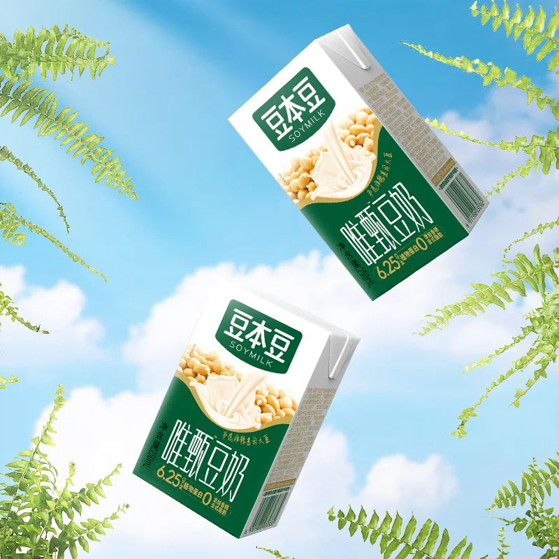 豆本豆唯甄原味豆奶250ml*16盒非转基因大豆早餐奶饮料野餐下午 16.98元 - 线报酷