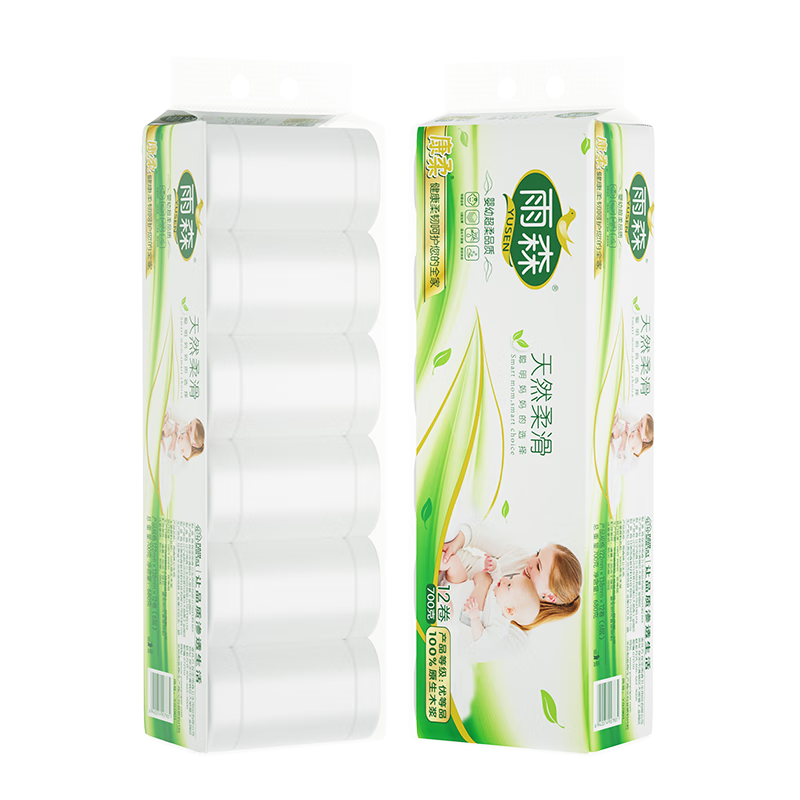 雨森妇婴卷纸6层加厚58.3g/卷×12卷 6元 - 86线报 雨森妇婴卷纸6层加厚58.3g/卷×12卷 6元 - 86线报