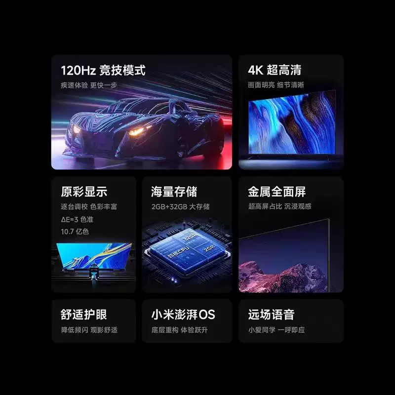 小米REDMI红米A2025款L65RB-RAE液晶电视65英寸 1540元 - 线报酷