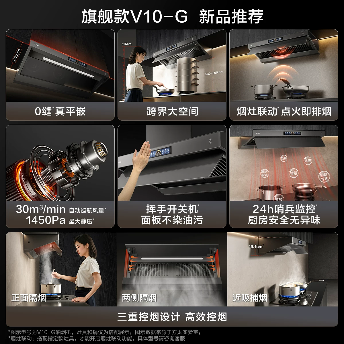 方太V10-G+03-TEK20大吸力烟灶套装 5150元 - 86线报