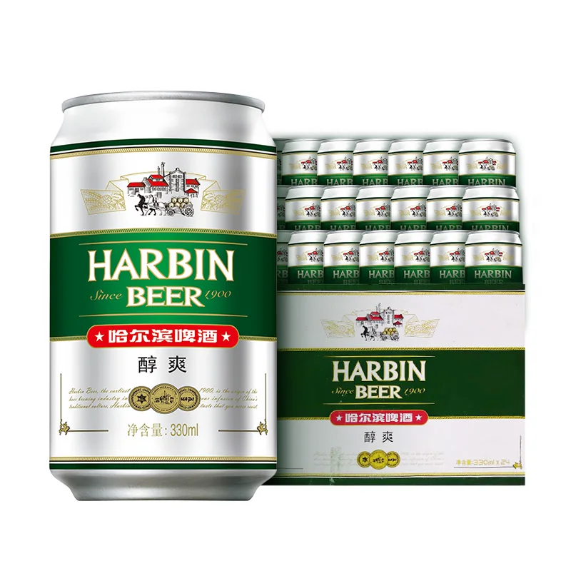 哈尔滨啤酒醇爽啤酒330ml*24听 20.2元 - 折送网
