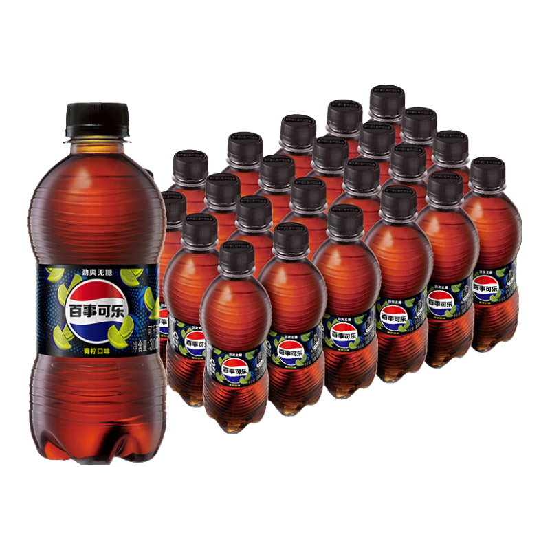 百事无糖青柠味碳酸饮料300ml×24瓶 28.9元 - 86线报