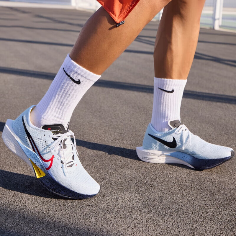 NIKE Vaporfly 3男子马拉松跑鞋 HJ9079-100白色/白金色/速度黄/速度红 - 86线报