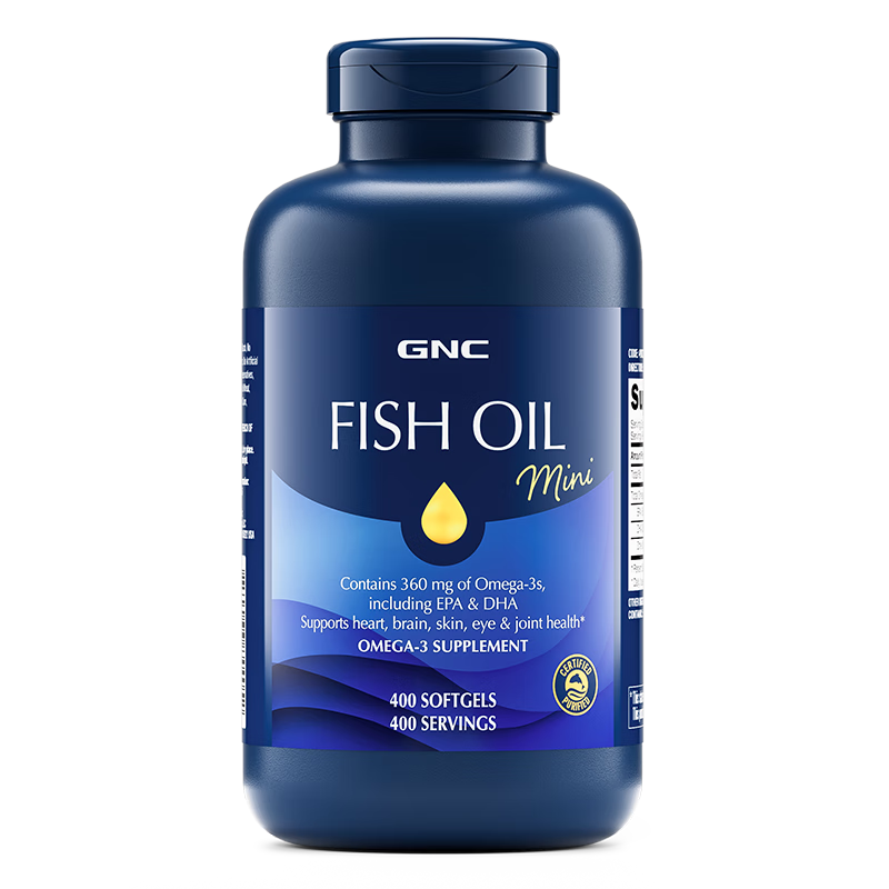 GNC健安喜深海鱼油omega-3 400粒 160.05元 - 线报酷