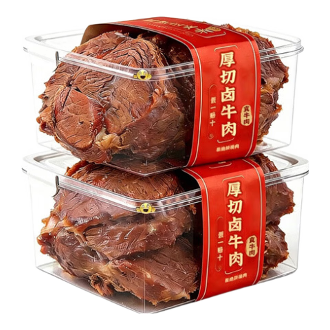 俏美味老卤厚切卤牛肉150g×3袋即食代餐零食 17.9元 - 线报酷
