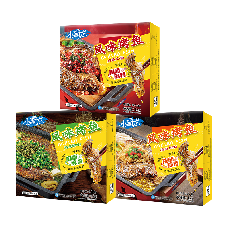 国联特大烤鱼1kg*3盒6斤冷冻罗非鱼 52元 - 线报酷