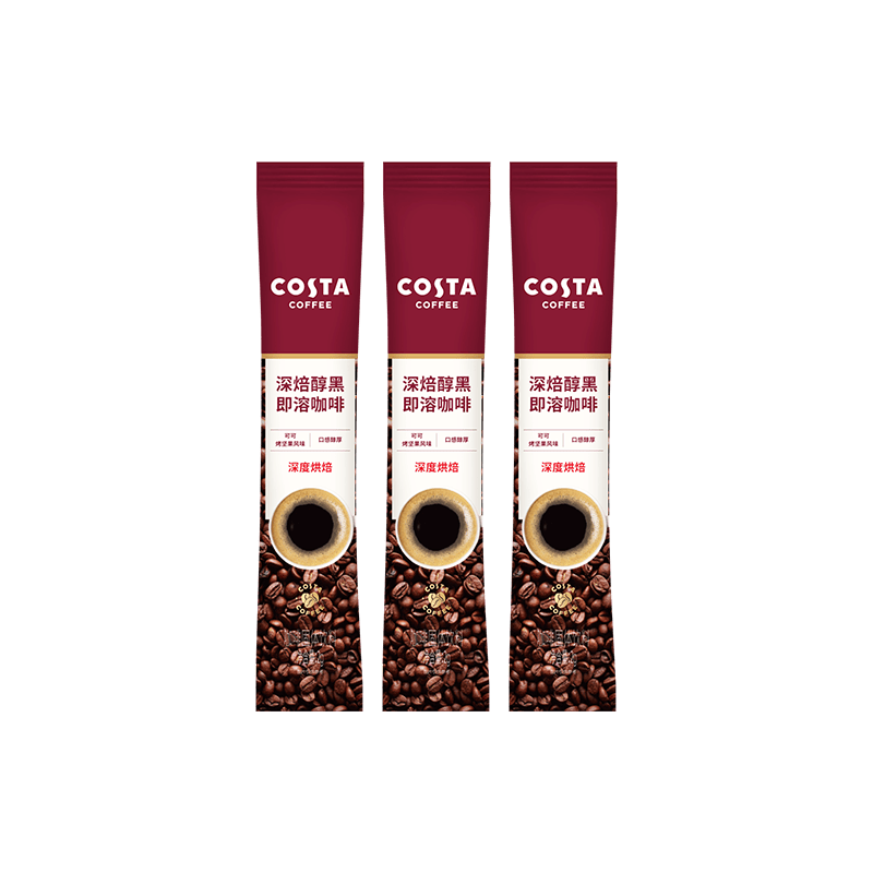 COSTA速溶咖啡美式深烘纯黑咖啡粉0糖0脂2g×3条 3.9元 - 86线报 COSTA速溶咖啡美式深烘纯黑咖啡粉0糖0脂2g×3条 3.9元 - 86线报