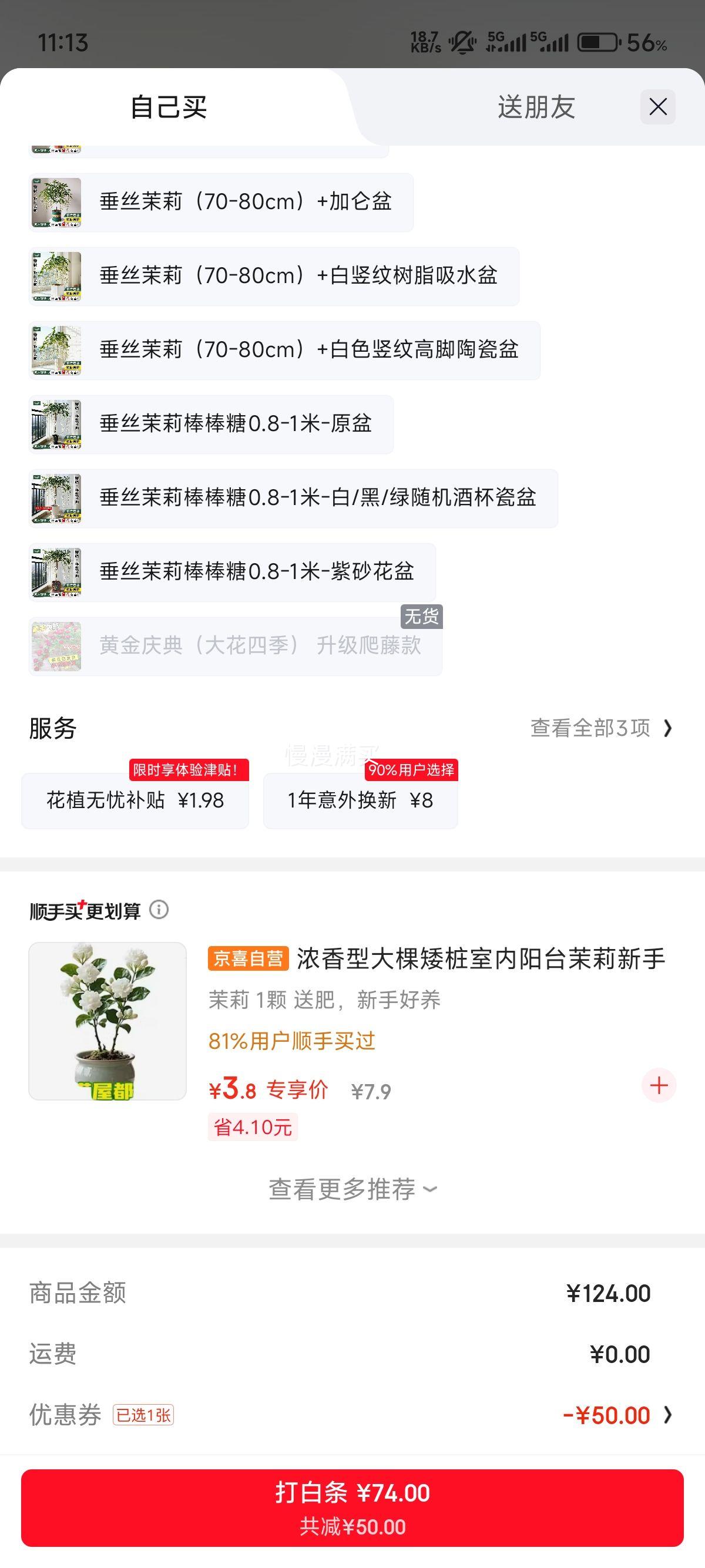 临雅垂丝茉莉老桩盆栽特大苗1.5加仑*2 74元 - 86线报 临雅垂丝茉莉老桩盆栽特大苗1.5加仑*2 74元 - 86线报