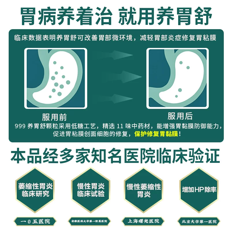 999养胃舒颗粒治疗胃痛神器药胃药中药胃炎胃疼胃胀调理胃酸反流 233元 - 线报酷