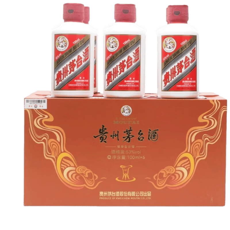 茅台飞天53度100mL*6瓶礼盒装 1822.19元 - 86线报