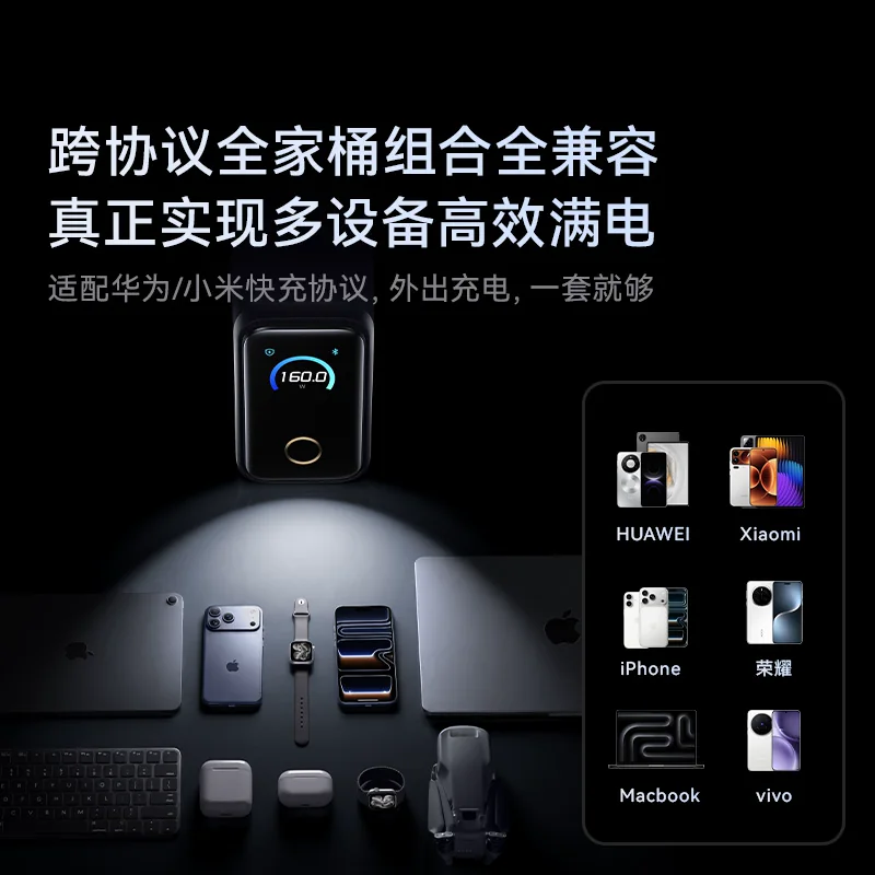 Anker Prime智显充Pro 160W 单Type-C口 氮化镓快充充电器 549.1元 - 线报酷