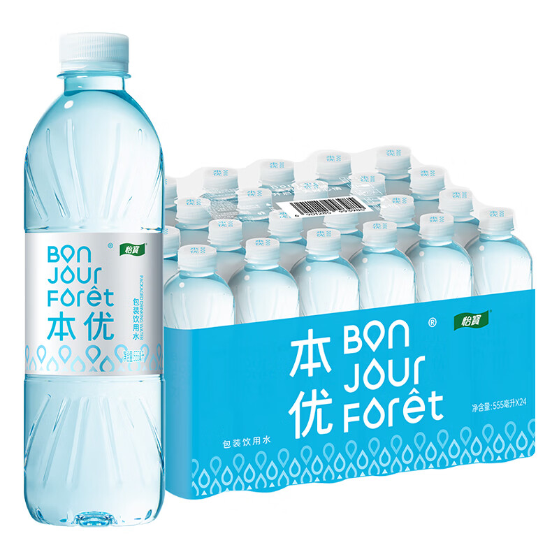 怡宝饮用水550ml24瓶 12.9元 - 美泡泡