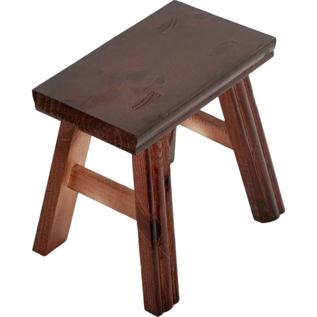 实木小凳子家用客厅矮凳复古防水款24×15×23cm 10.99元 - 86线报 实木小凳子家用客厅矮凳复古防水款24×15×23cm 10.99元 - 86线报