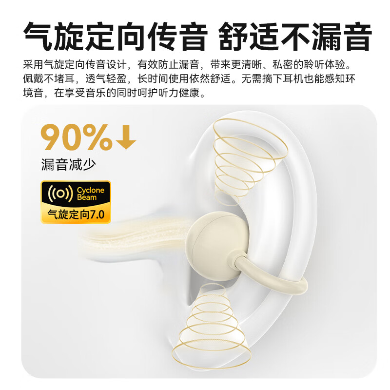 魔声Airclip AC220耳夹式低音环绕耳机定向传音+云感无痛佩戴+30h续航 46元 - 86线报