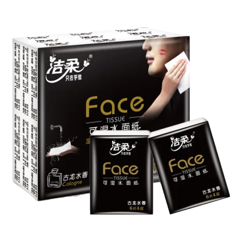 洁柔手帕纸 古龙水香 4层 6张×18包 折0.19元/包！3.31元/18包 图片 2