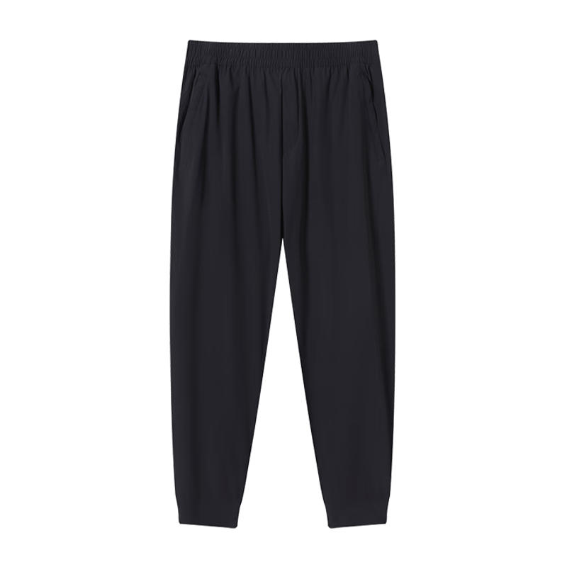 京东京造冰丝防晒男士休闲裤夏季薄款高弹黑色L 49.5元 - 线报酷
