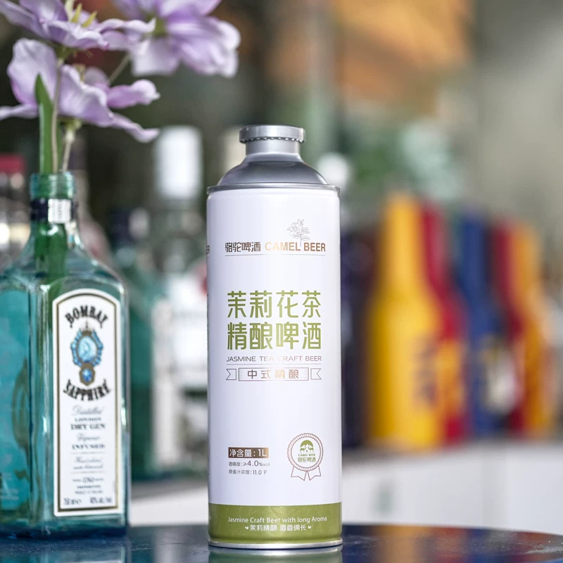 骆驼啤酒11°P茉莉花精酿啤酒1L*6瓶整箱 40.63元 - 86线报