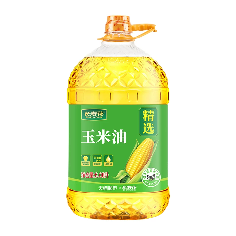 长寿花玉米油6.08L非转基因压榨一级玉米胚芽植物油纯食用油家用 52.23元 - 86线报