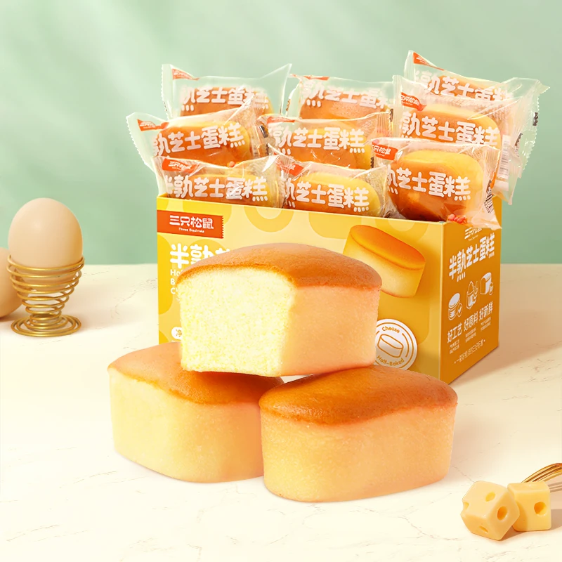 三只松鼠半熟芝士蛋糕400g×1箱 6.55元 - 86线报
