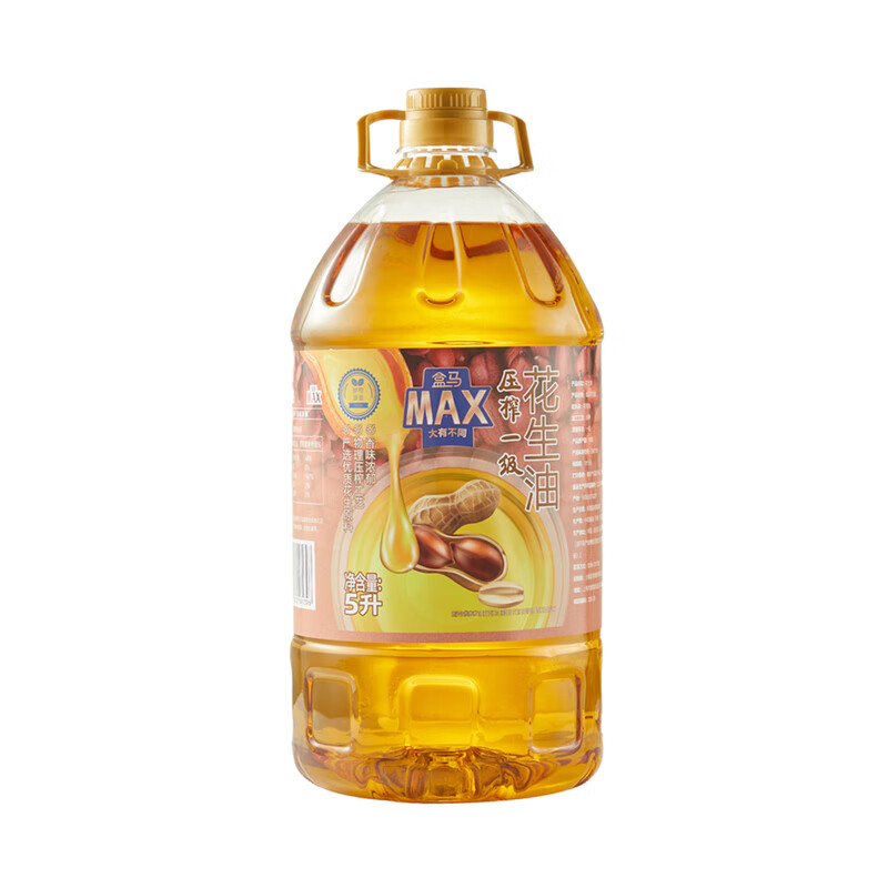 盒马MAX一级压榨花生油5L物理压榨食用油 需买2件 75.17元 - 86线报 盒马MAX一级压榨花生油5L物理压榨食用油 需买2件 75.17元 - 86线报