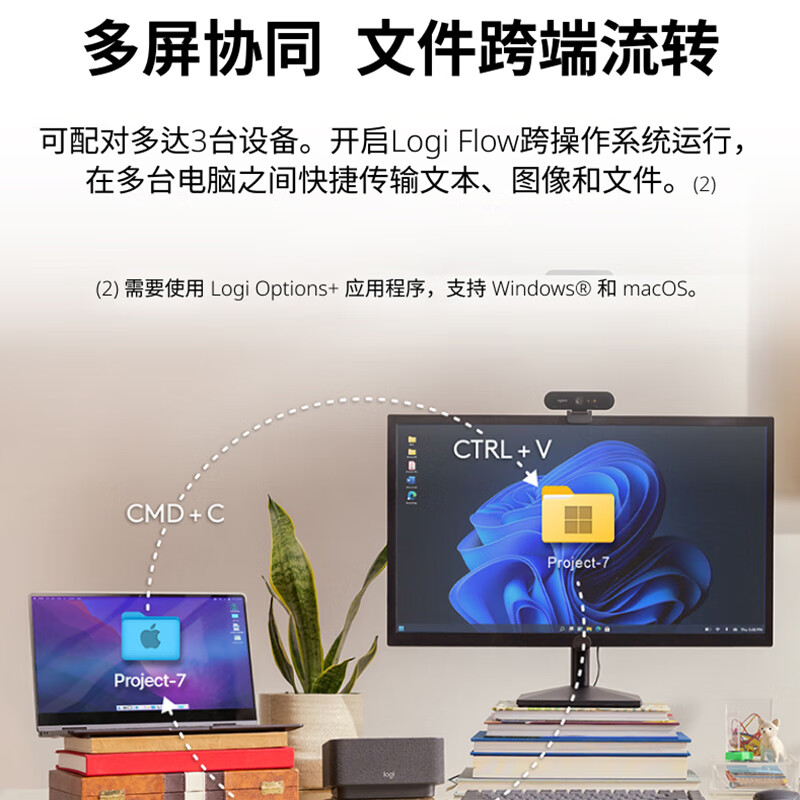 罗技 MX Anywhere 3S 2.4G蓝牙 双模无线鼠标 石墨黑 299元 - 86线报