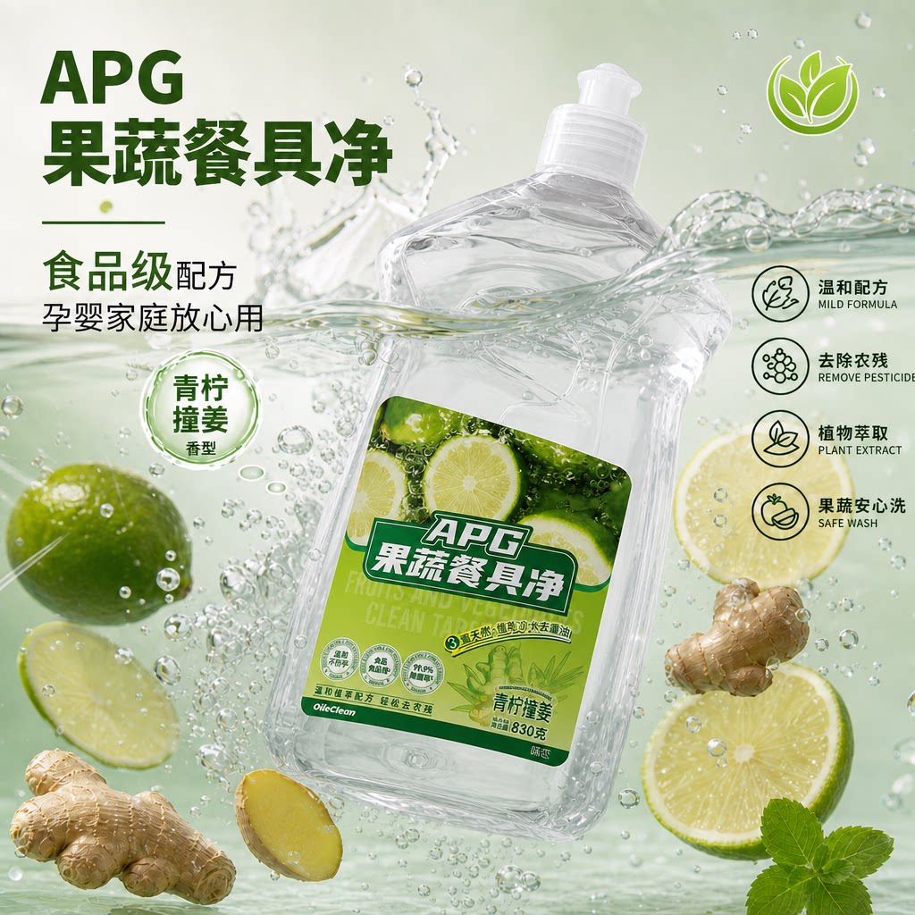 A类食品标准APG果蔬餐具净食品级配方洗洁精去除99.9%农残1.66斤 1.9元 - 86线报 A类食品标准APG果蔬餐具净食品级配方洗洁精去除99.9%农残1.66斤 1.9元 - 86线报